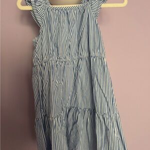 Crewcuts Striped my Blue and White Kids Dress